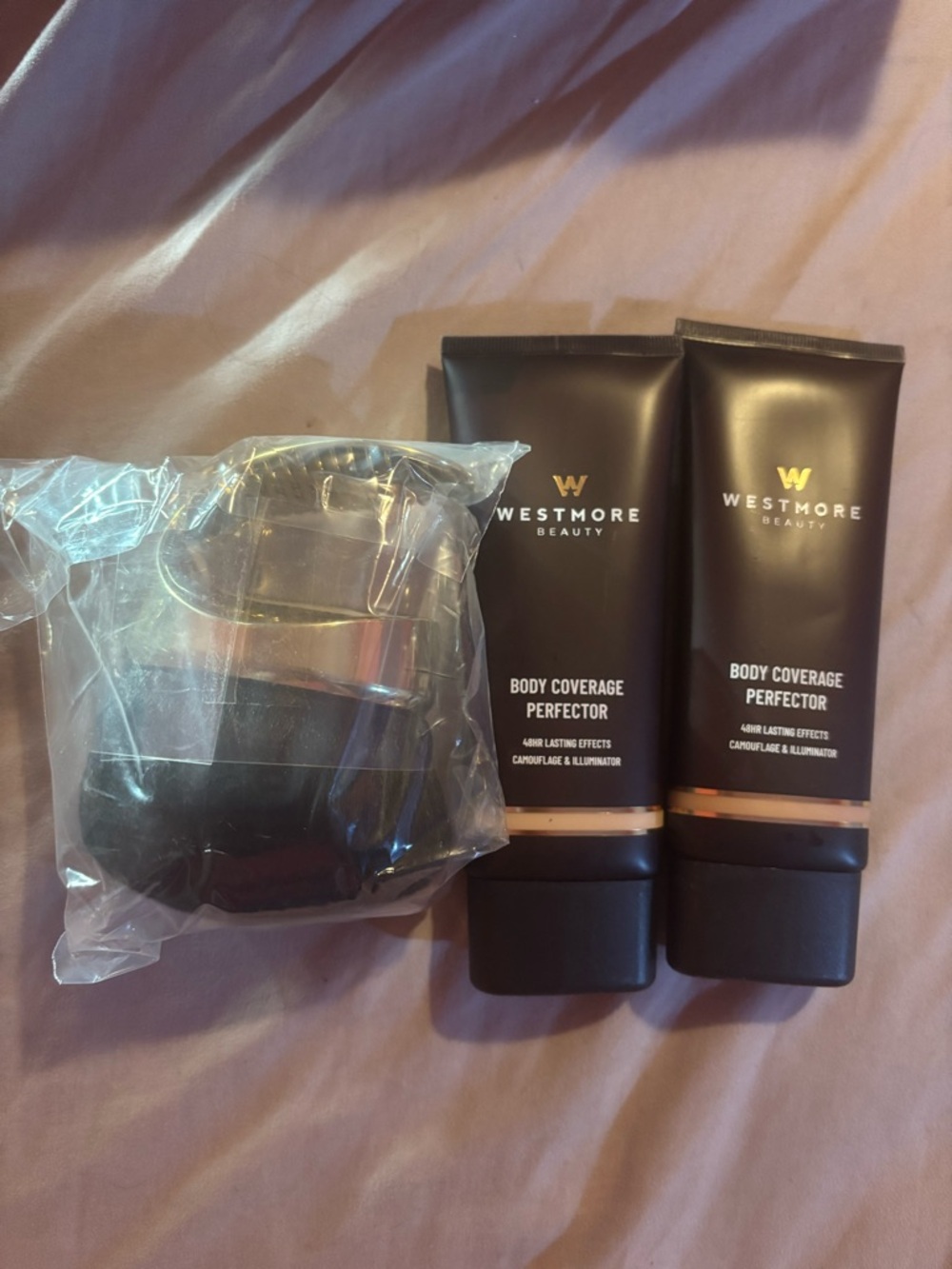 Westmore Beauty Body Coverage Perfector Twin Pack + X-Large Body Brush - Picture 7 of 7